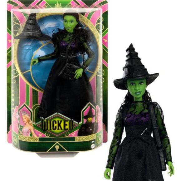 Mattel Universal‎ Wicked Elphaba Fashion Doll with URL Misprint -Collectable -FS